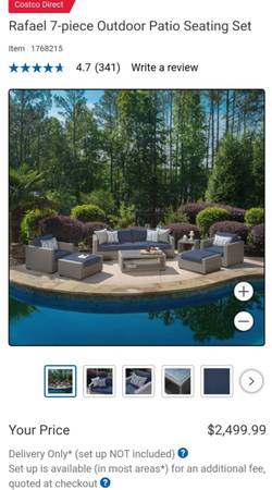 Rafael 7-piece Outdoor Patio Seating Set