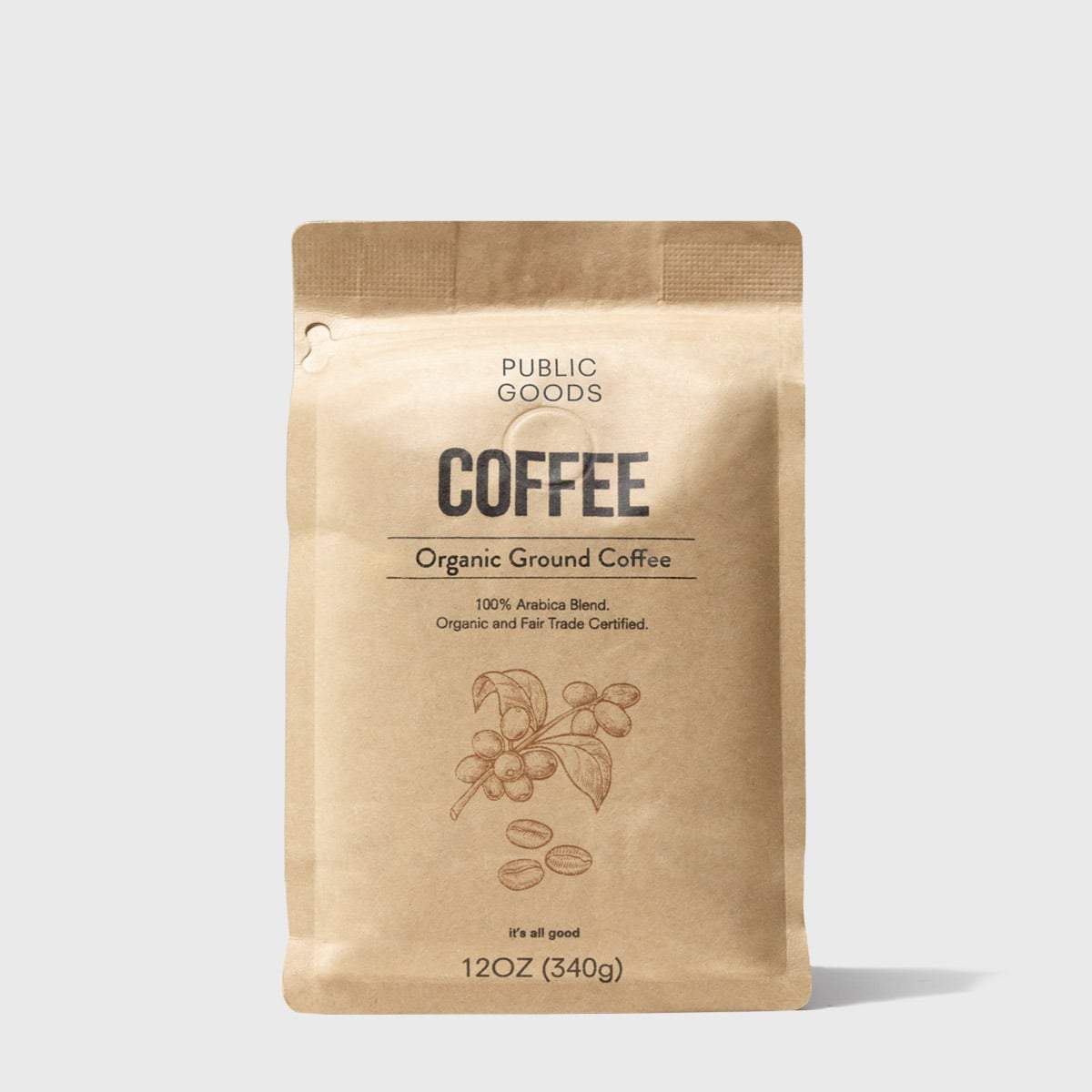 Organic Ground Coffee 12 oz