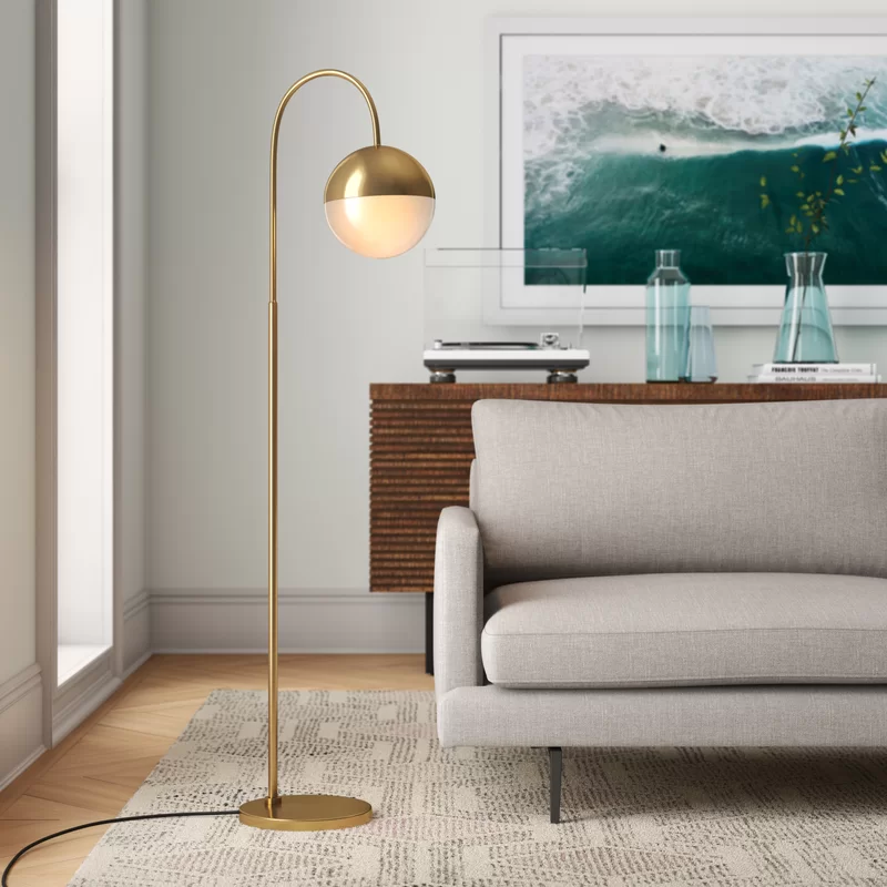 George Oliver Dashley 56 Arched Floor Lamp