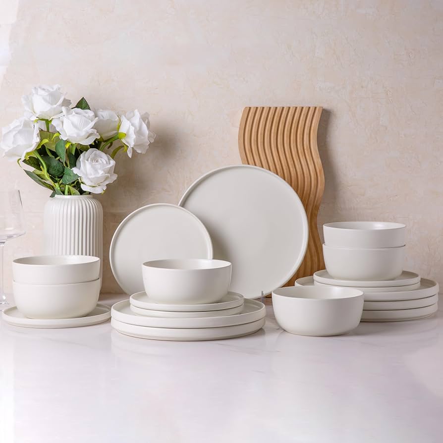 Amorarc Ceramic Dinnerware Sets For 6