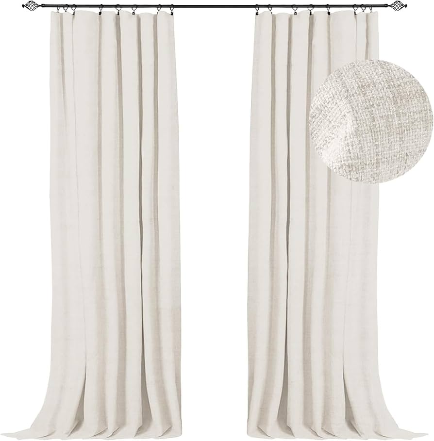 Beige Blackout Curtains