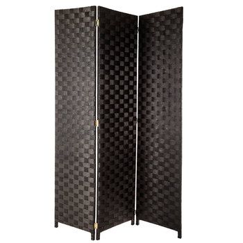 Black Woven Paper Room Divider | Hobby Lobby | 730234
