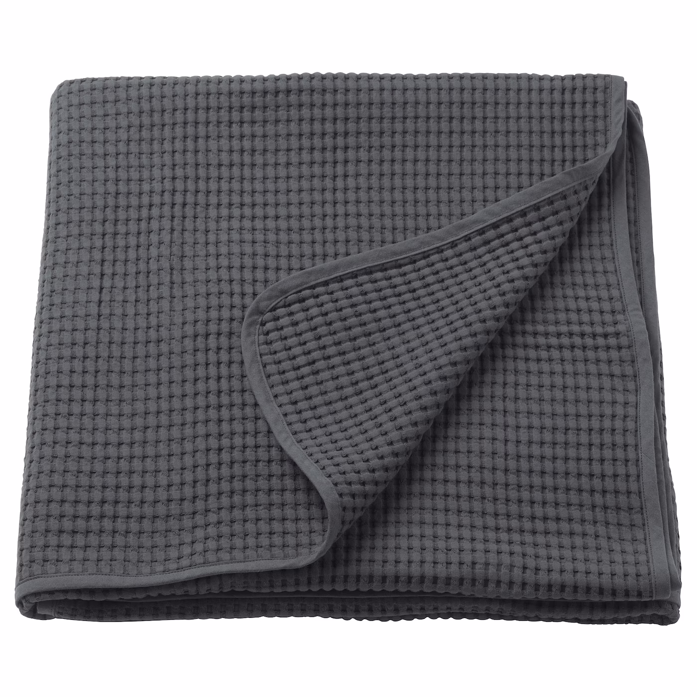 Våreld Bedspread, Dark Gray, 91x98