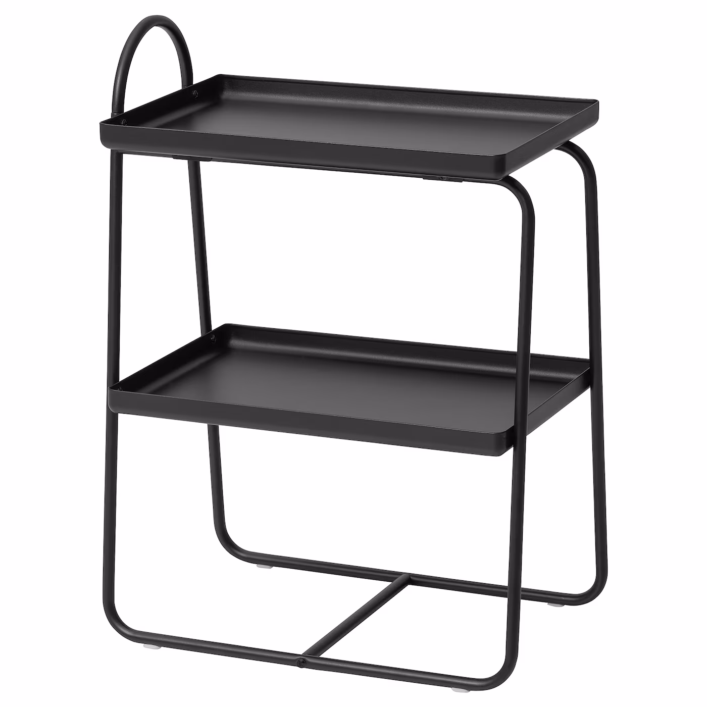 Hattåsen Bedside Table/shelf Unit, Black