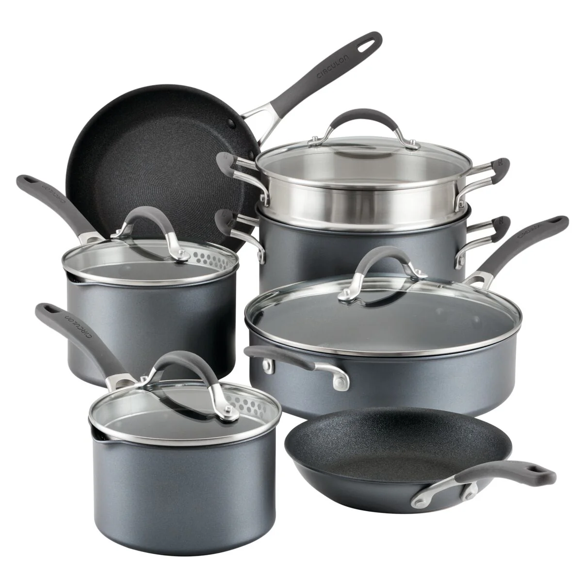 Circulon A1 Series With Scratchdefense 11 Piece Non-stick Cookware Set