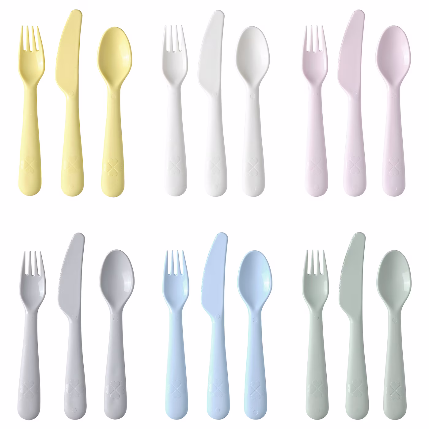 Kalas 18-piece Flatware Set, Mixed Colors