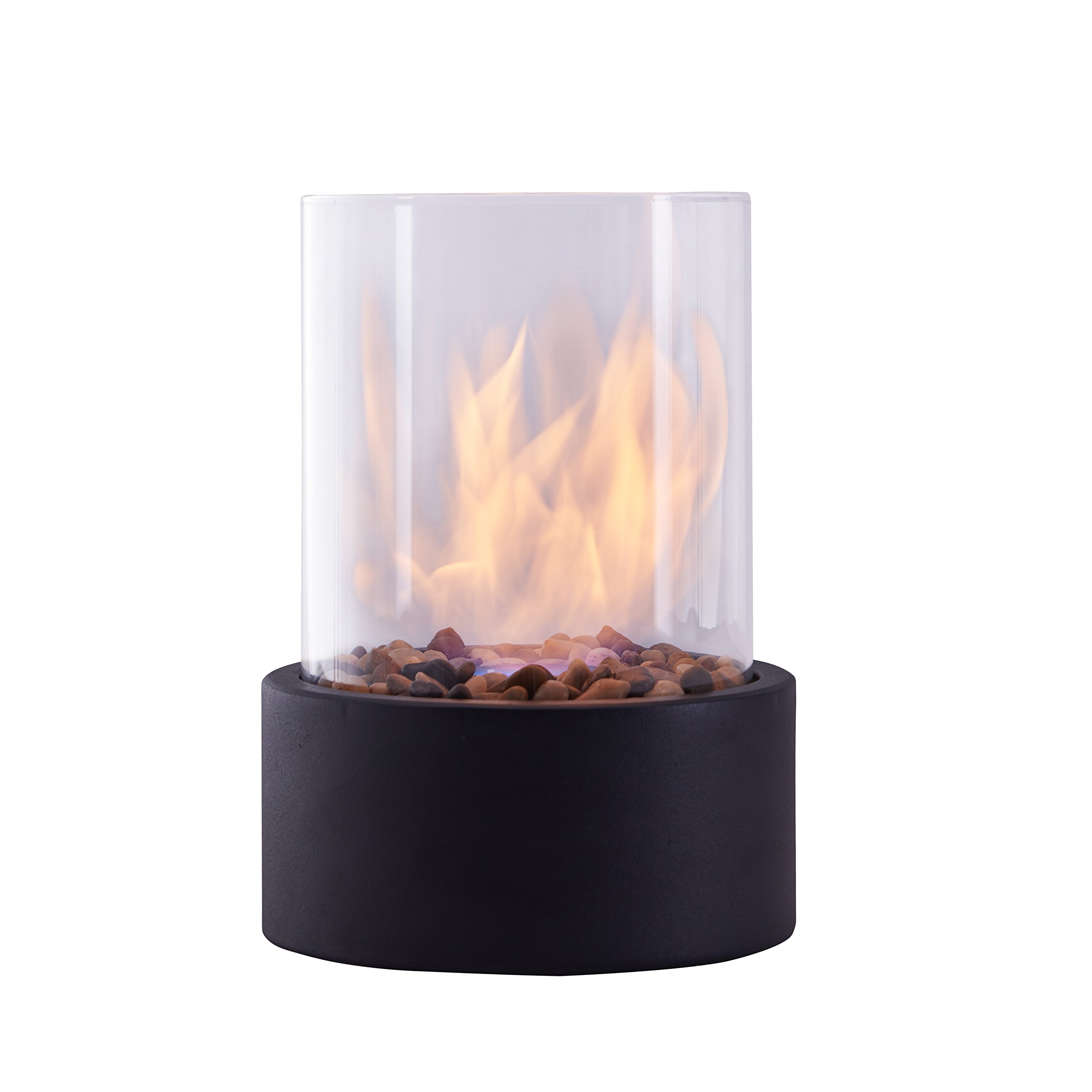 Danya B. Indoor And Outdoor Portable Tabletop Fire Pit – Vent-less Can Be Used Indoor Or Outdoor Tabletop Fireplace Centerpiece 2 : Home & Kitchen