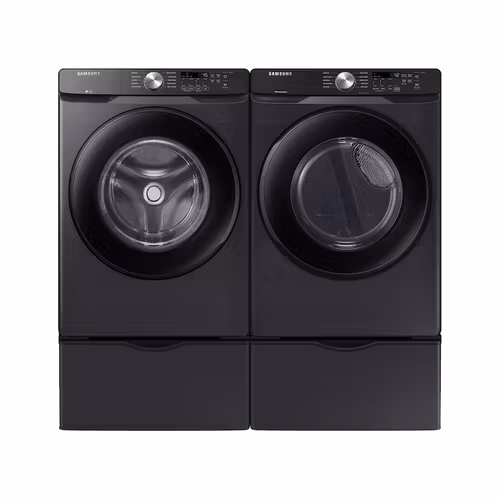 4.5 Cu. Ft. Front Load Washer With Vibration Reduction Technology+ In Brushed Black | Samsung Us