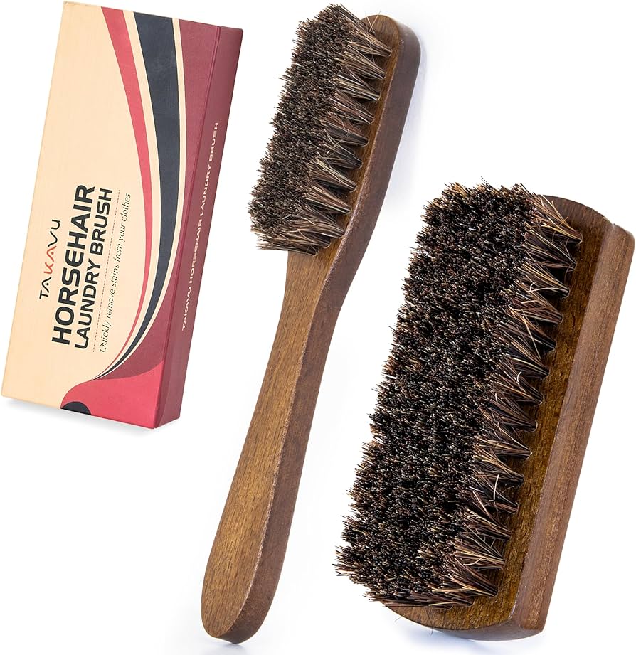 Horsehair Laundry Stain Brushes Set By Takavu