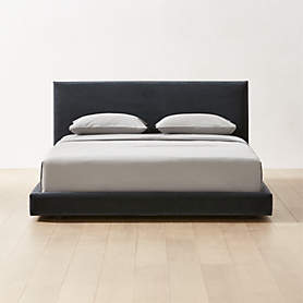 Façade Modern Shadow Velvet Queen Bed + Reviews
