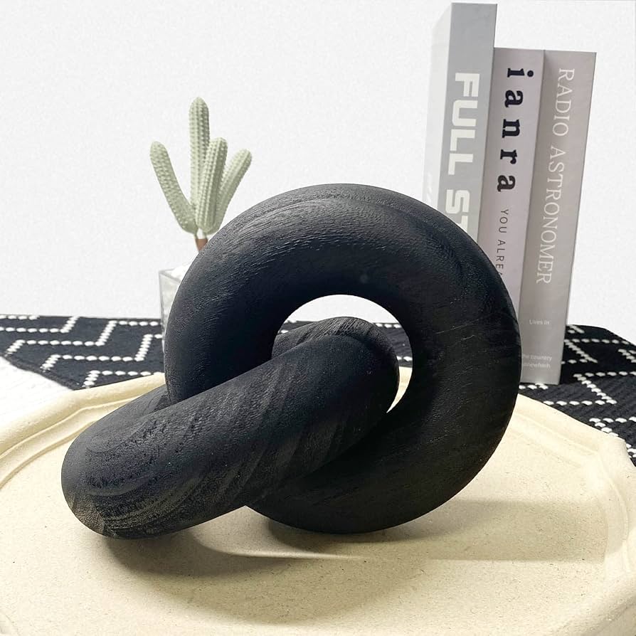 S-snail-oo 2-link Wood Chain / Knot Décor