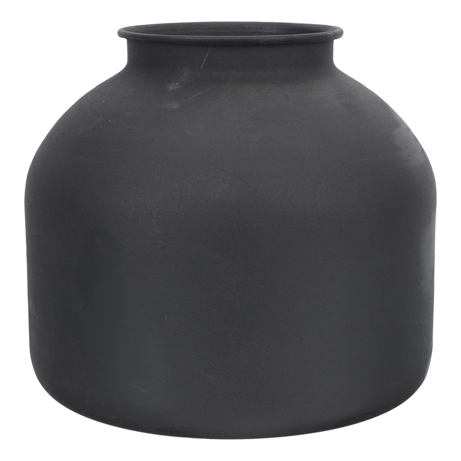 Happyyami Flower Vase Metal Matte Dry Flower Pot Vase Floral Arrangement Planter Holder Flower Bud Vases Bouquet Plant Pot For Home Table Centerpiece Party Decor Black : Home & Kitchen