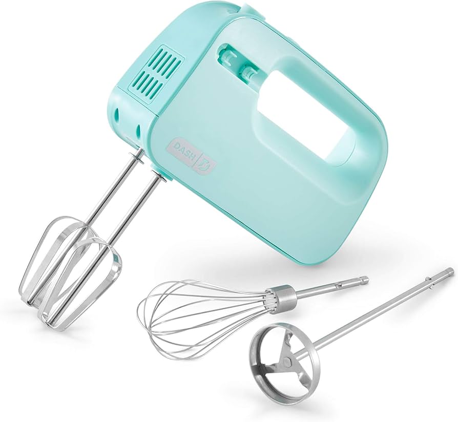 Dash Smartstore™ Deluxe Compact Electric Hand Mixer + Whisk And Milkshake Attachment For Whipping