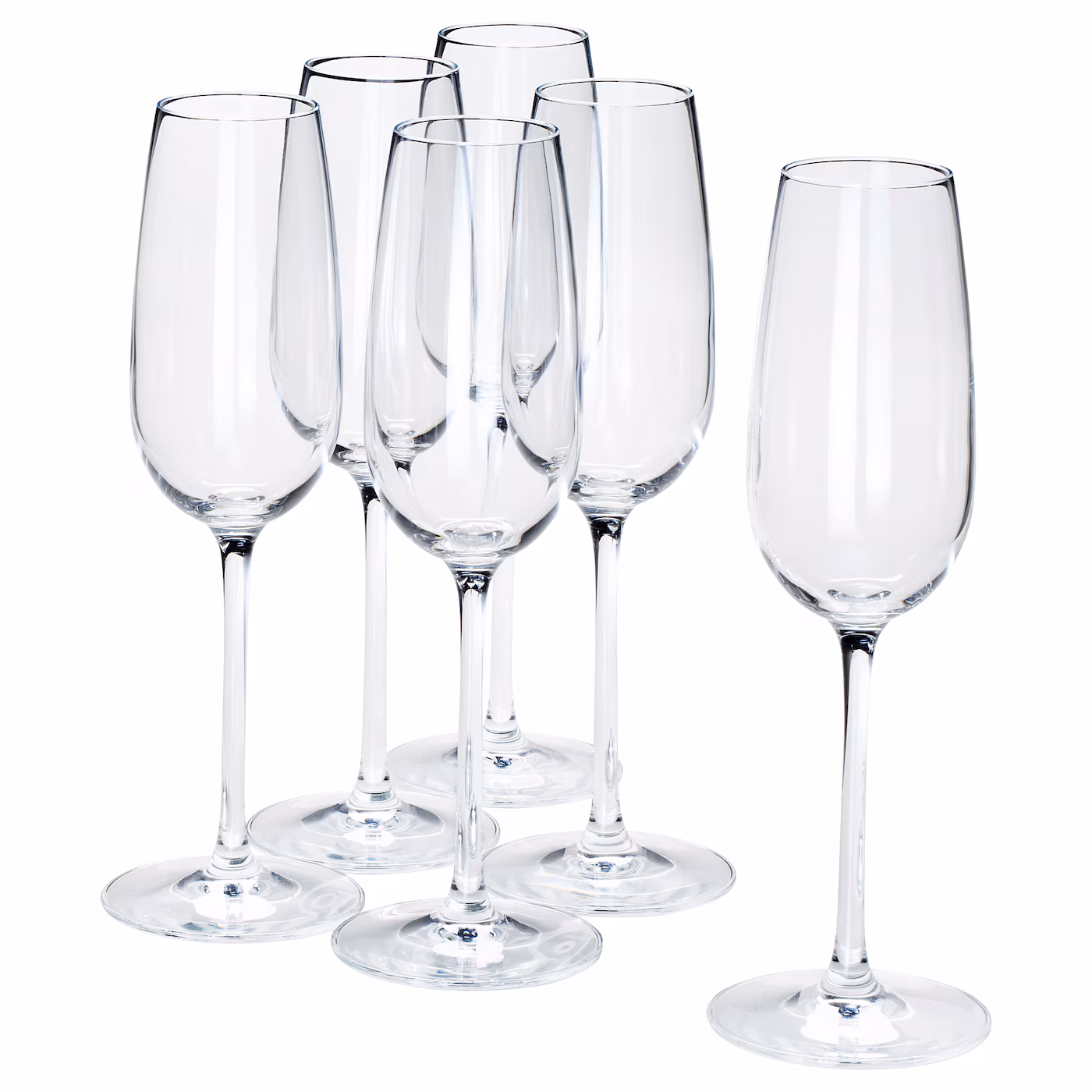 Storsint Champagne Flute, Clear Glass, 7 Oz