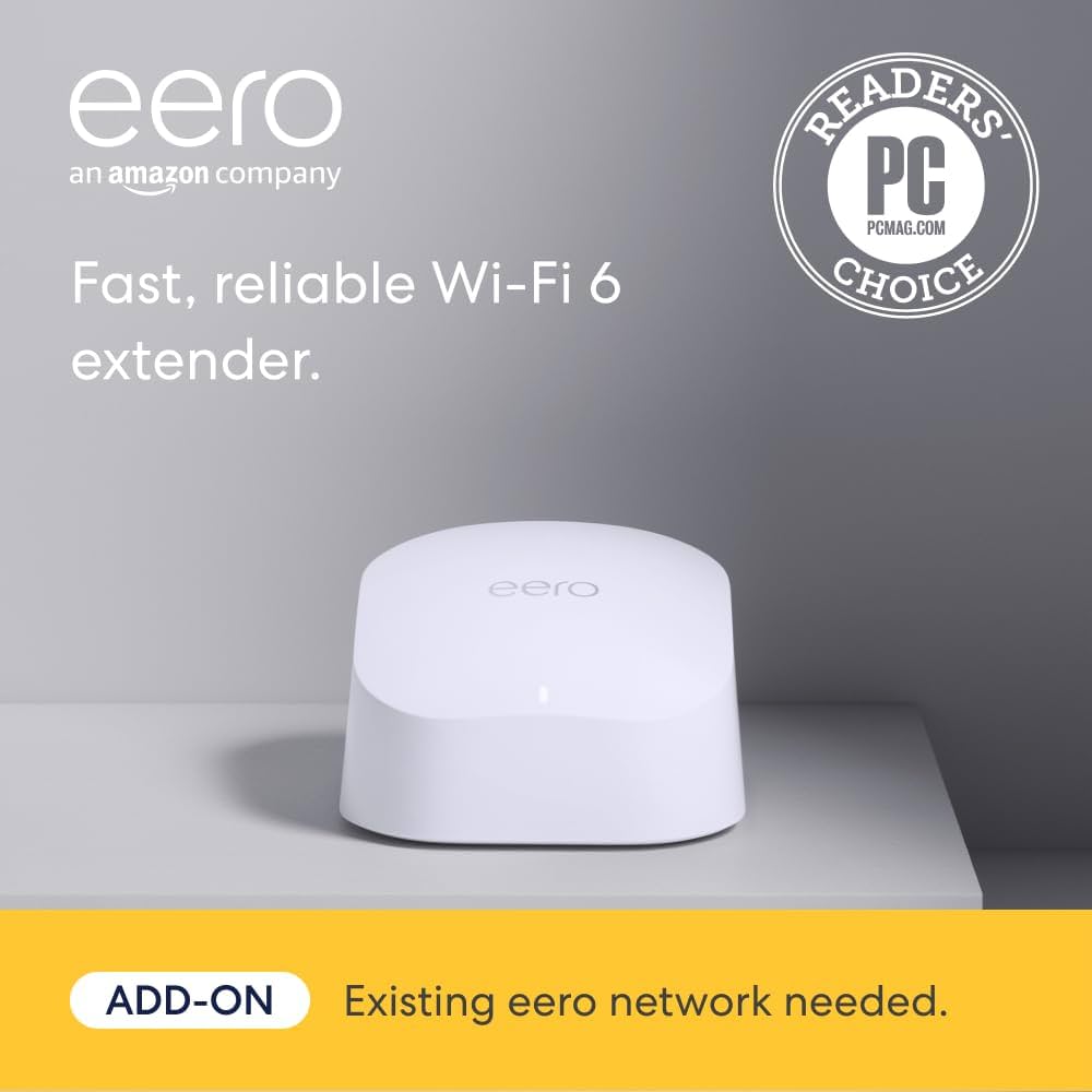 Internet - Eero 6 Dual-band Mesh Wi-fi 6 Extender - Expands Existing Eero Network : Electronics