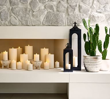 Premium Flickering Outdoor Flameless Wax Candle