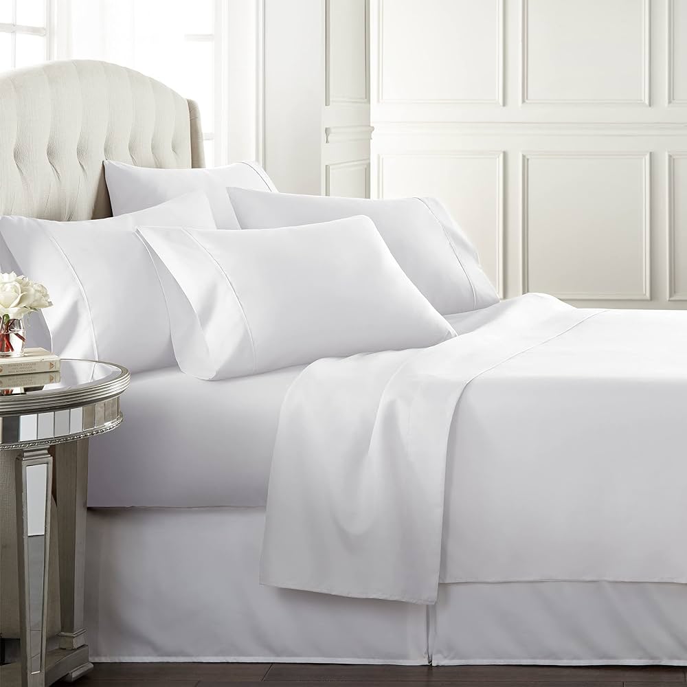 Danjor Linens King Size 6 Piece Sheet Set - Hotel Quality