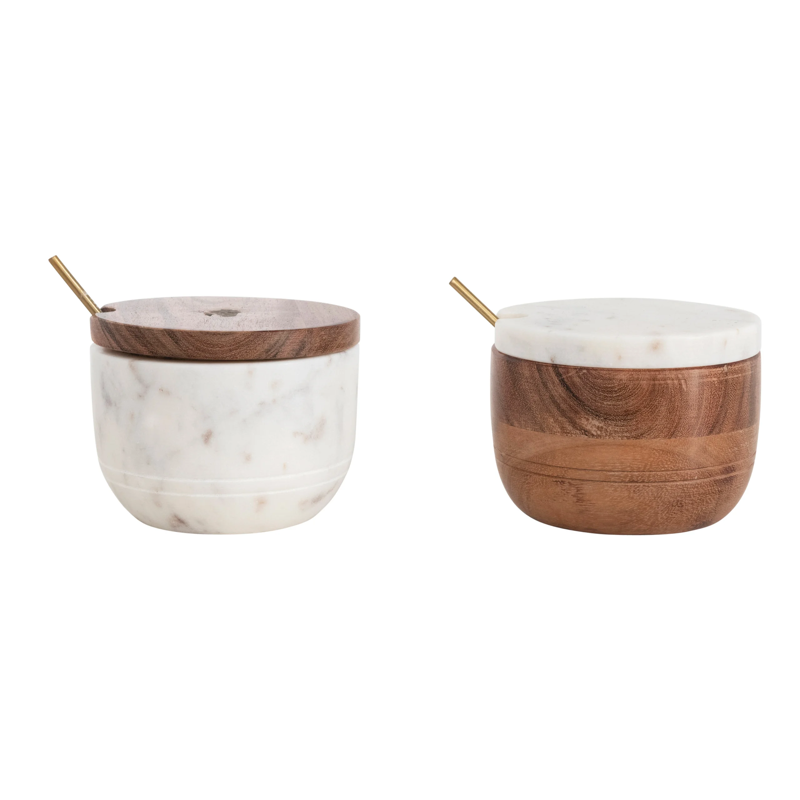Marble And Wood Cannisters | Kyndred