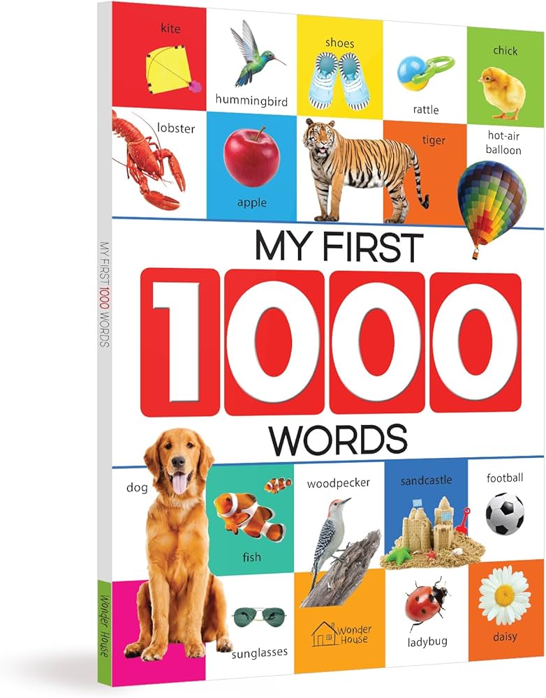 My First 1000 Words: Early Learning Picture Book: Wonder House Books: 9789388144117: Books