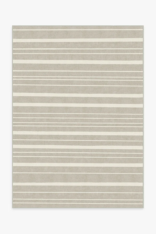 Hudson Stripe Stone Rug | Ruggable