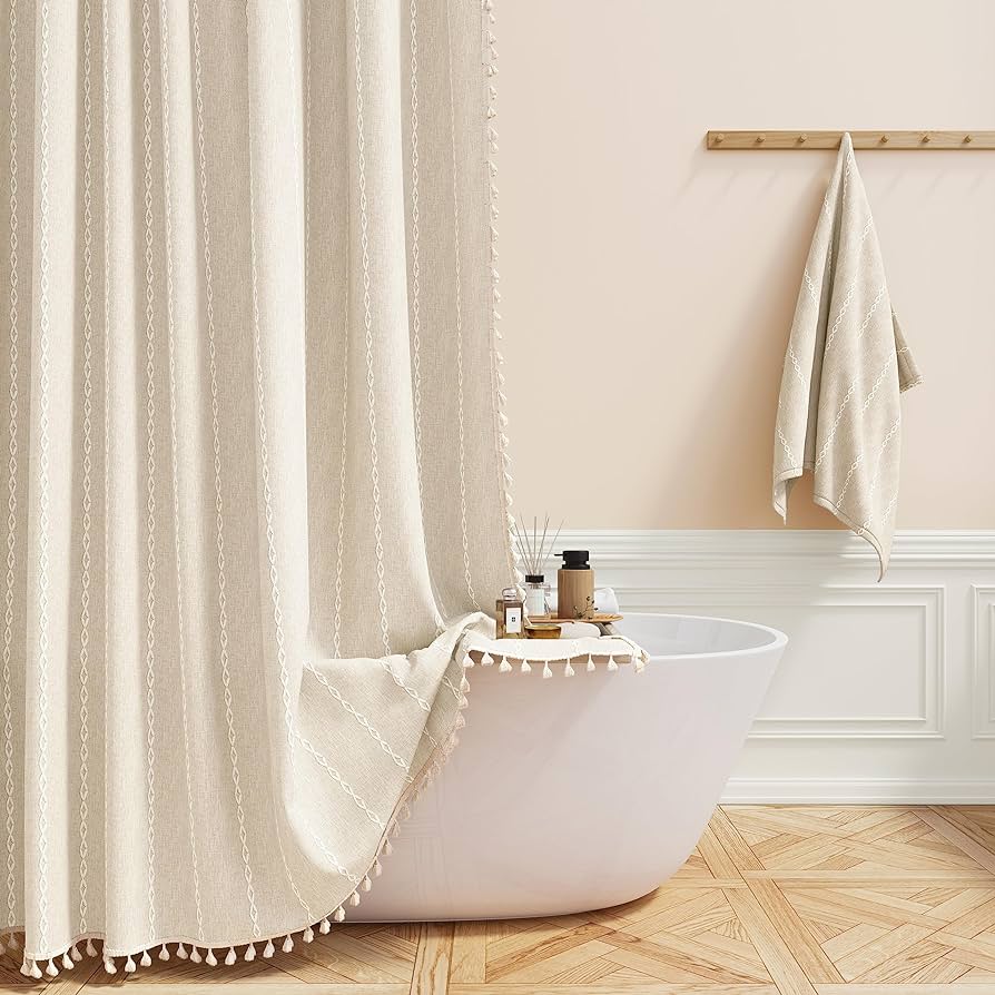 Boho Farmhouse Shower Curtain