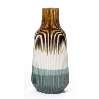 Wrought Studio Crewkerne Handmade Stoneware Table Vase