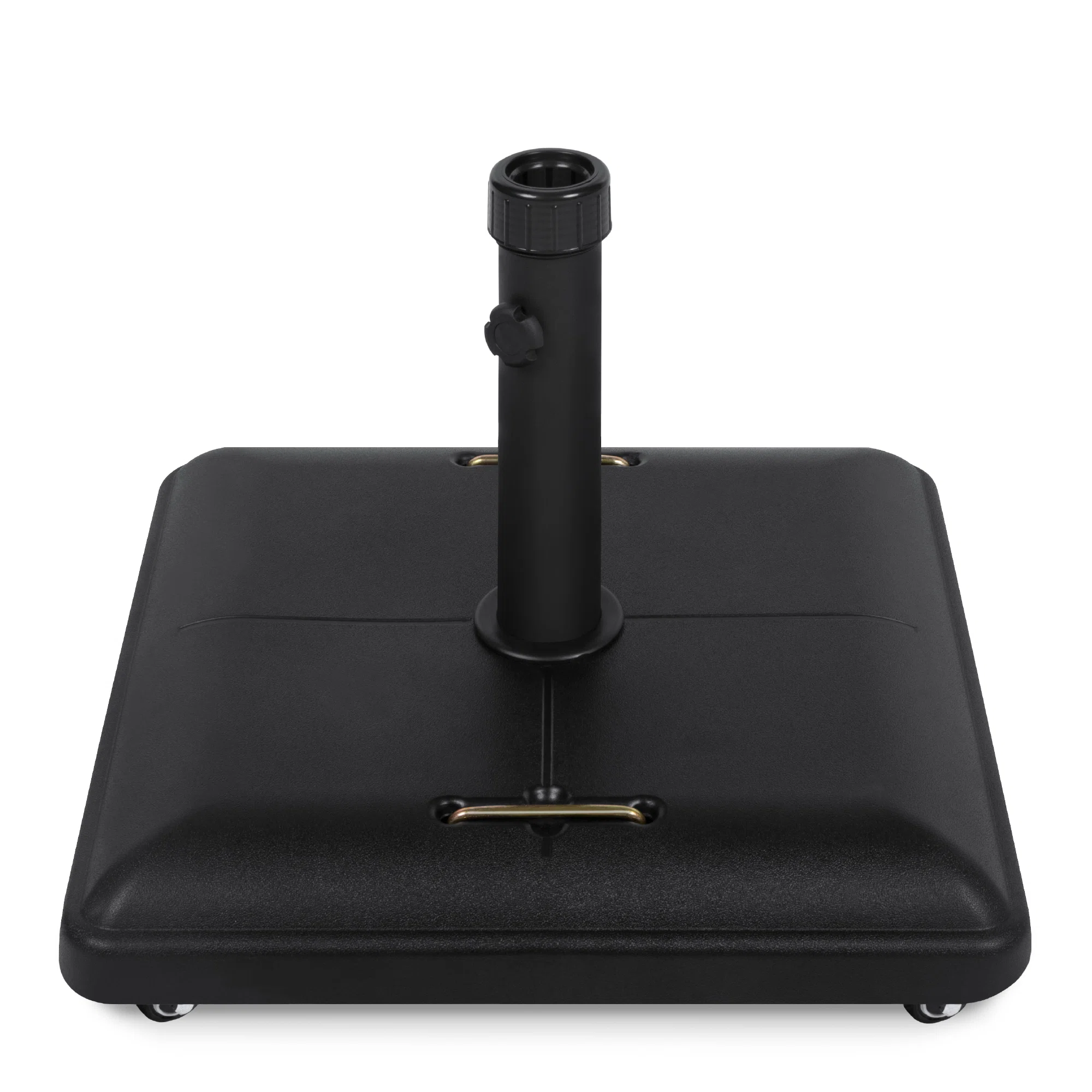 Arlmont Co Ristin 81 Lb Heavy Duty Concrete Rolling Patio Umbrella Base Stand With Locking Wheels