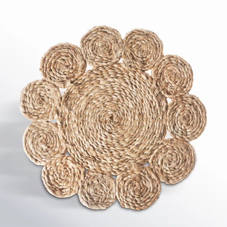 Birch Lane Patrice Handmade Jute Geometric Round 15 Placemat