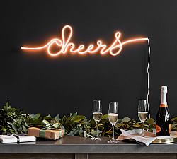 Cheers Light Up Sign Wall Art