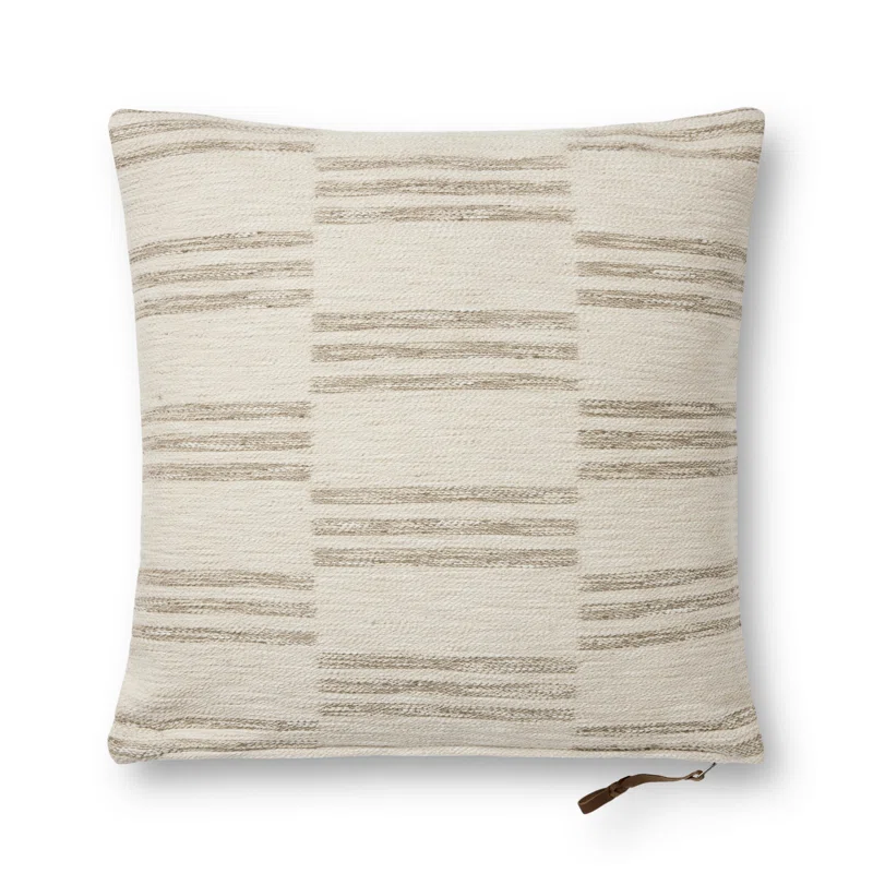 Amber Lewis X Loloi Jay Ivory Sand Pillow