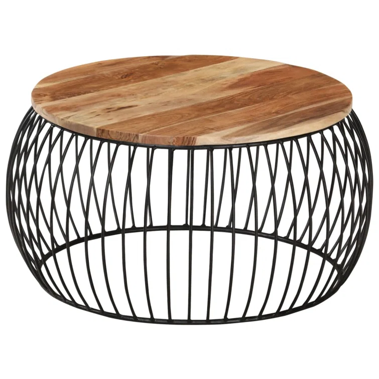 Williston Forge Coffee Table O268 Solid Wood
