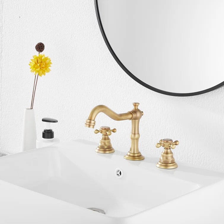 Ufine Widespread Bathroom Faucet With Drain Assembly