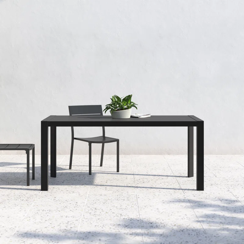 Wade Logan Amelle Aluminum Dining Table