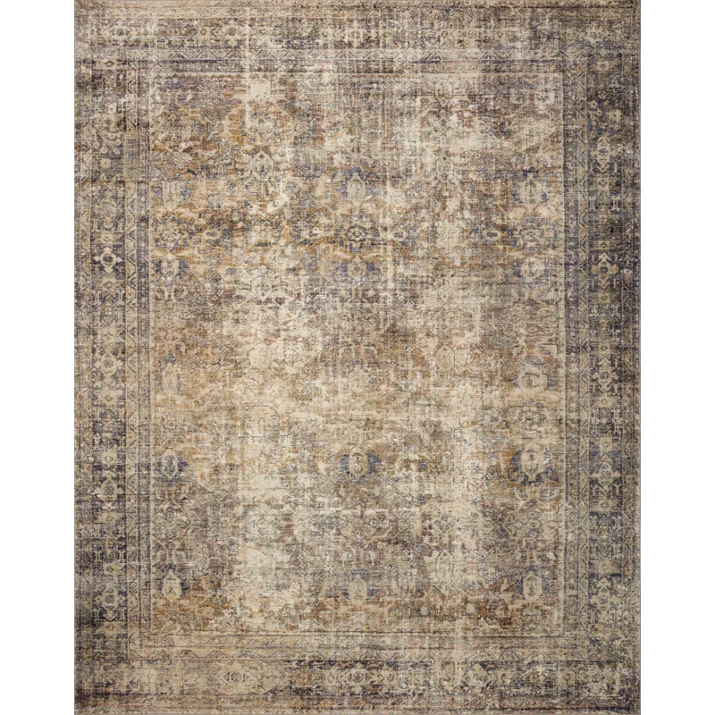 Amber Lewis X Loloi Morgan Sunset Ink Area Rug Feat Cloudpile
