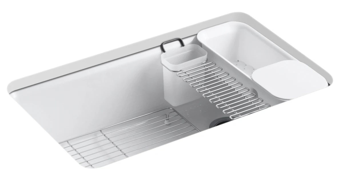 Kohler K-5871-5ua3-0 Riverby 33" Undermount Single Basin