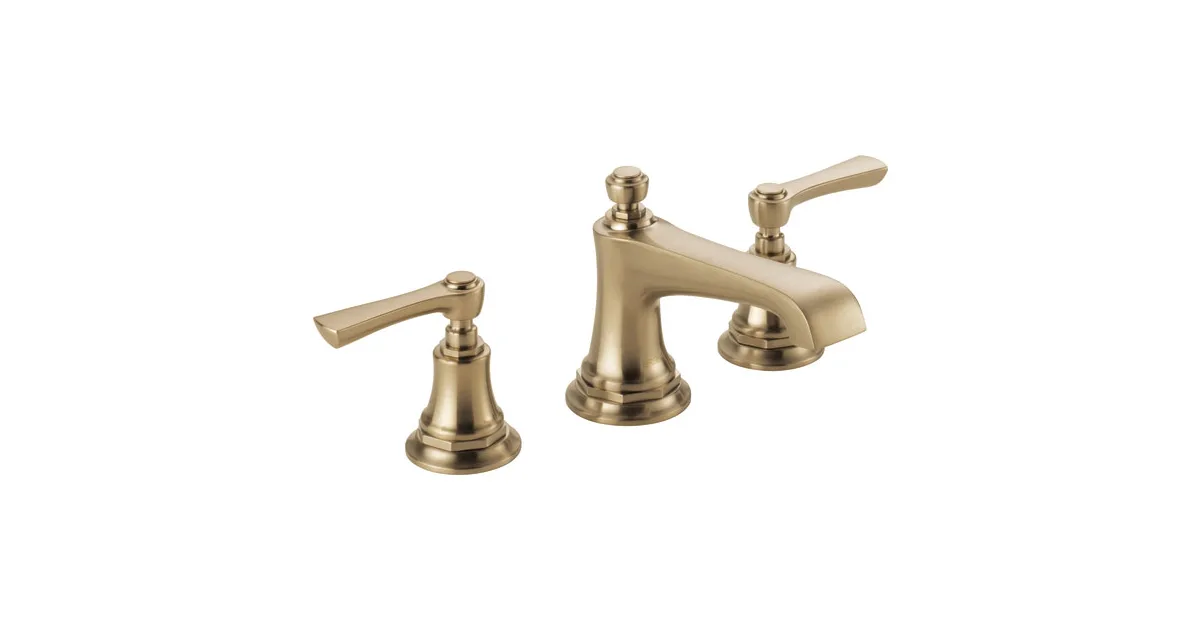 Brizo 65360lf-gllhp-eco Rook 1.2 Gpm Widespread Bathroom