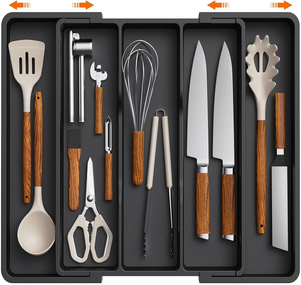 Lifewit Utensil Organizer For Kitchen Drawers