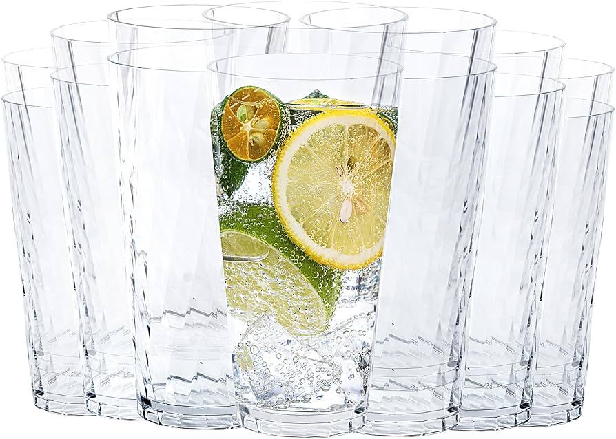 Unbreakable Plastic Drinking Glasses