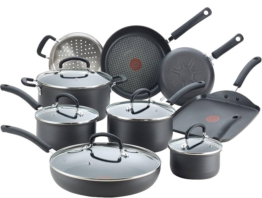 T-fal Ultimate Hard Anodized Nonstick Cookware Set 14 Piece