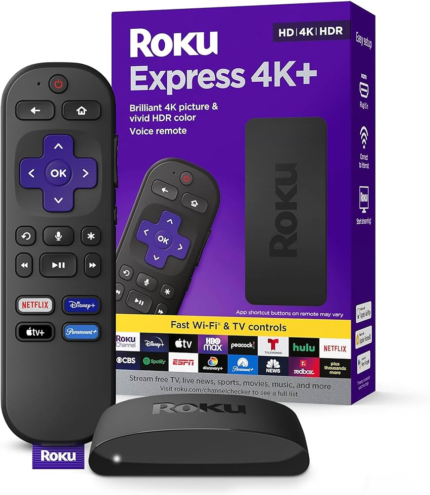 Roku Express 4k+ | Roku Streaming Device 4k/hdr