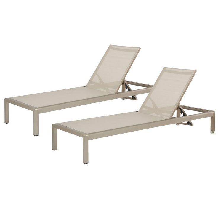 Mesh Sun Lounger Set