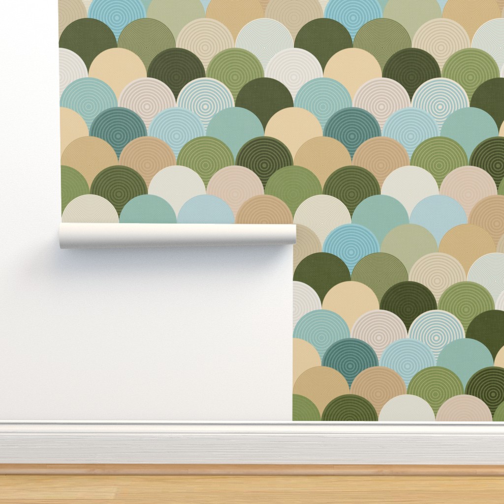 Zen Landscape - Geometric, Calming Wallpaper