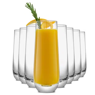 Joyjolt Milo Champage Flute Glass 94oz