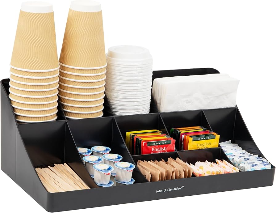 Mind Reader Cup And Condiment Station