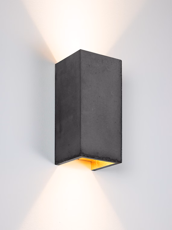 Concrete Wall Light B8dark