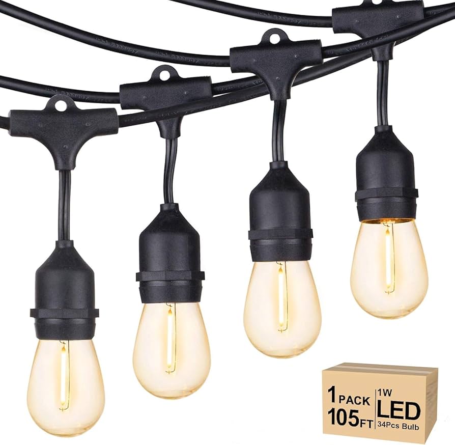 Outdoor String Lights Led 105ft