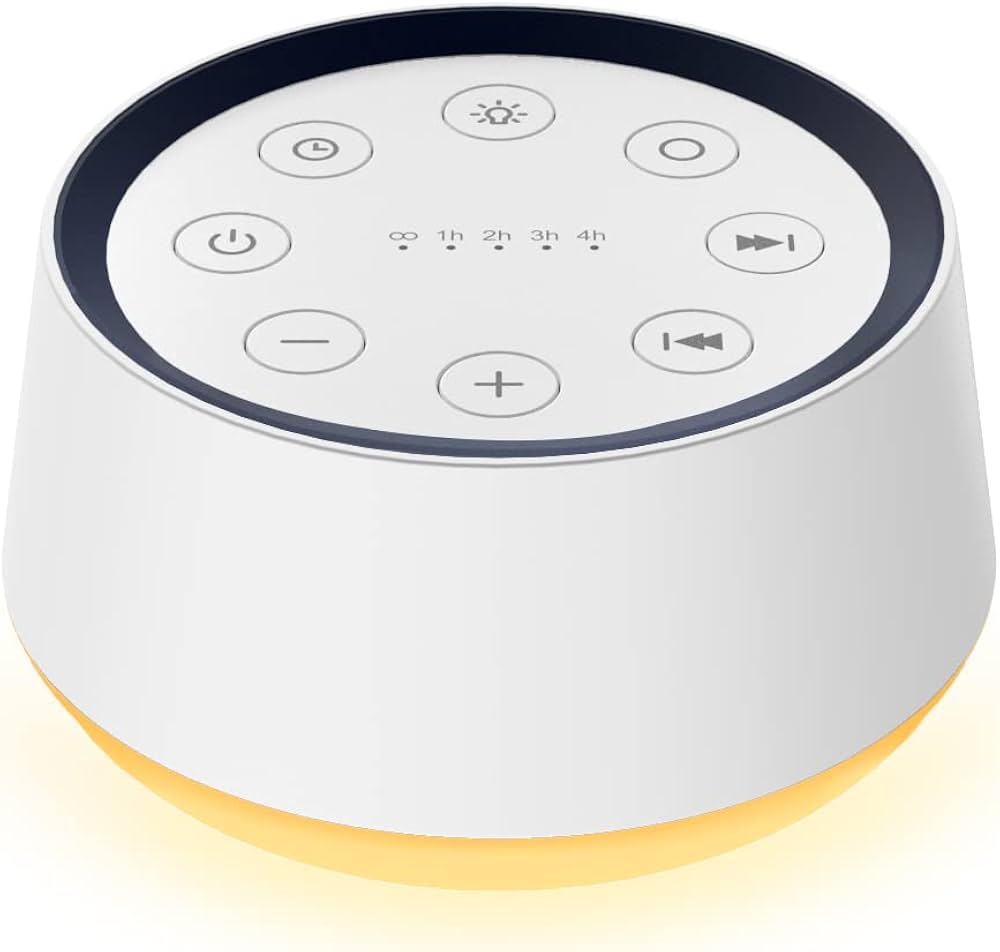 Brown Noise Sound Machine With 30 Soothing Sounds 12 Colors Night Light White Noise Machine For Adults Baby Kids Sleep Machines Memory Function 36 Volume Levels 5 Timers For Home Office Travel : Health & Household