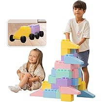 Jumbo Plastic Building Blocks -Toddler & Kids