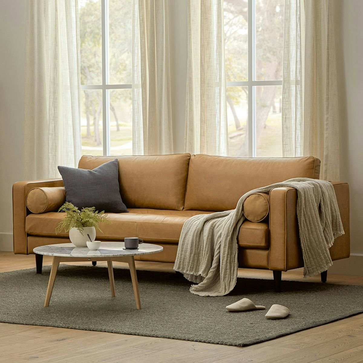 Leather Sofa