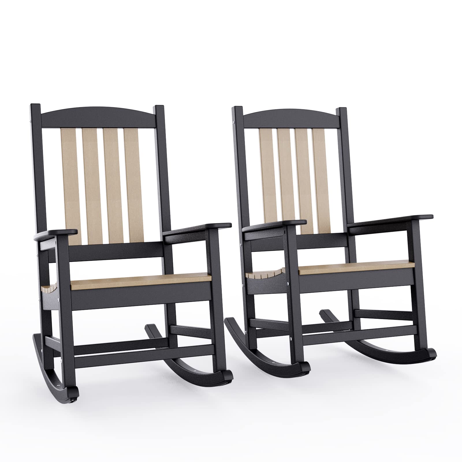 Otsun Oversized Patio Rocking Chair Set Of 2